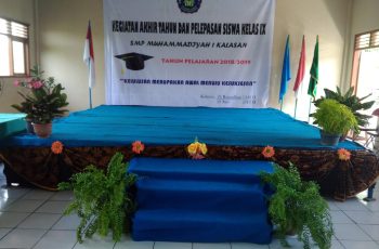 Kegiatan Akhir Tahun dan Pelepasan Siswa Kelas IX MUSAKA 2019